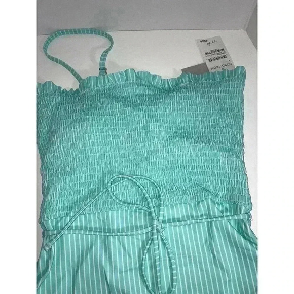 Chelsea28 Smocked One Piece Swimsuit Color Teal Size S - Picture 4 of 12